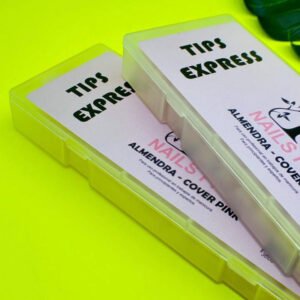 Tips Express Almendra Cover Pink 240 unidades en caja IB Nails PRO