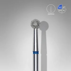 Fresa manicura Punta Diamante, «Bola» 4mm Staleks #28 SKU: FA01B040