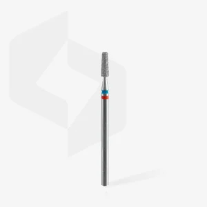 Fresa manicura Diamante DUO Cono Rojo-Azul EXPERT Diámetro De La Cabeza 2,5mm / Parte De Trabajo 8mm Staleks #36 SKU: FA70RB025/8