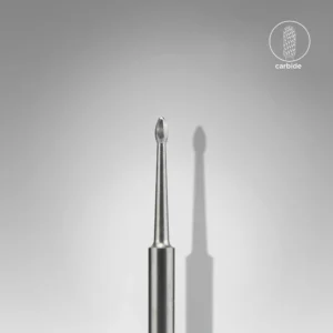 Fresa manicura de carburo para limpiar uñas mini EXPERT diámetro del cabezal 1,2 mm / parte de trabajo 2,5 mm Staleks #42 SKU: FT12/012/2.5