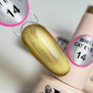 White Cat Eyes 14 Illusion Beauty Nails – 5ml