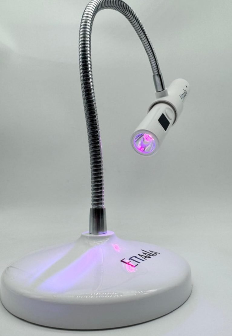 MINI LÁMPARA LED UV LUZ ROSA RECARGABLE COLOR BLANCO, ETTAALA PORTÁTIL LÁMPARA