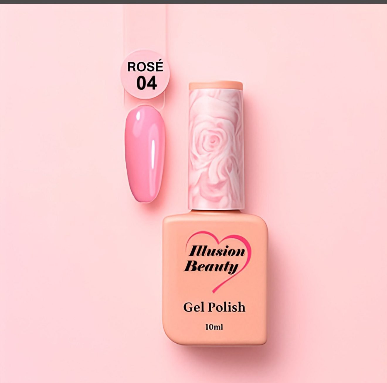 Esmalte semipermanente Rosé 04 illusion beauty – 10ml