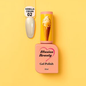 Esmalte semipermanente Vanilla Cream 02 illusion beauty – 10ml