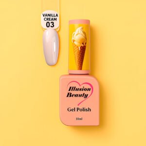 Esmalte semipermanente Vanilla Cream 03 illusion beauty – 10ml