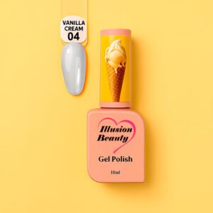 Esmalte semipermanente Vanilla Cream 04 illusion beauty – 10ml