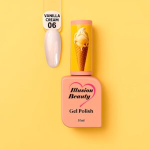 Esmalte semipermanente Vanilla Cream 06 illusion beauty – 10ml