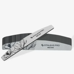 Lima media luna 180-240 Crescent mineral nail file EXPERT 40 (25 pcs) Staleks NFE-40-180/240-25