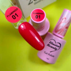 Esmalte semipermanente Flamingo 01 illusion beauty – 7ml