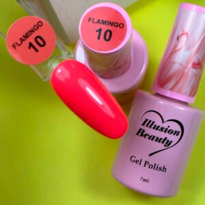 Esmalte semipermanente Flamingo 10 illusion beauty – 7ml
