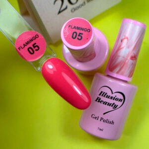 Esmalte semipermanente Flamingo 05 illusion beauty – 7ml