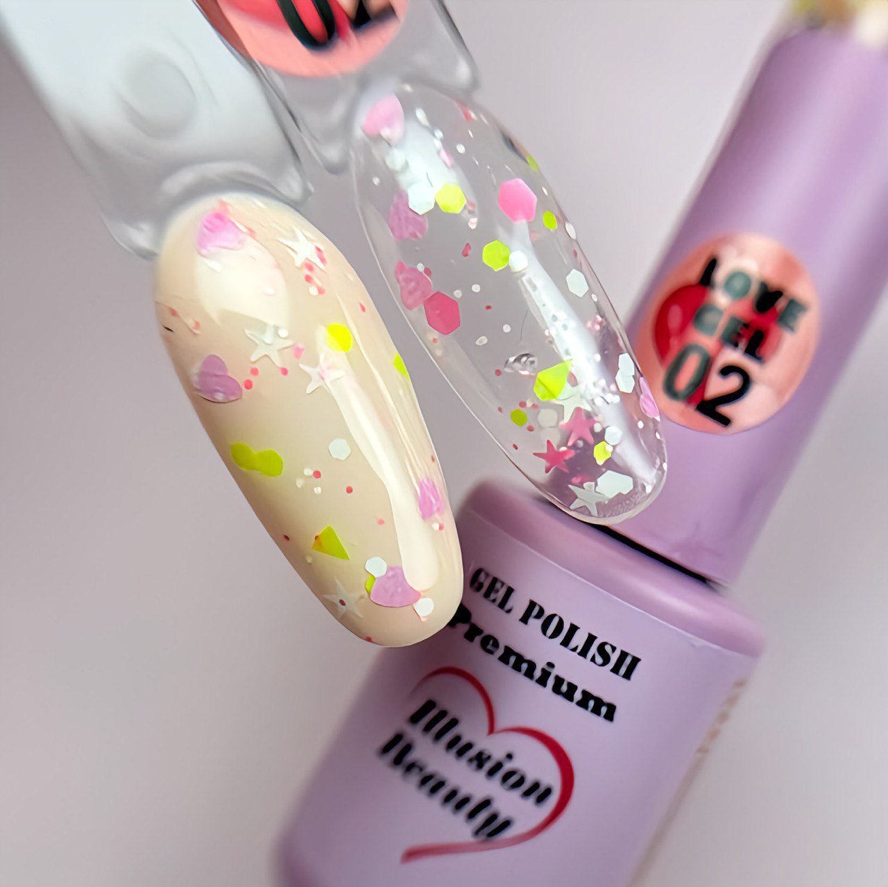 Gel Polish Premium Love 02 illusion beauty – 5ml (esmalte semipermanente)