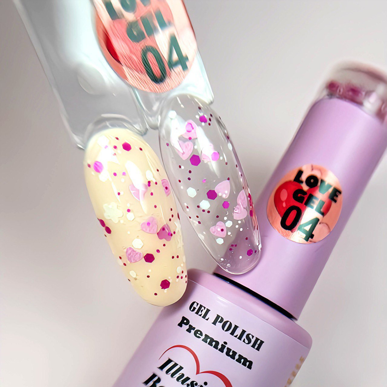 Gel Polish Premium Love 04 illusion beauty – 5ml (esmalte semipermanente)