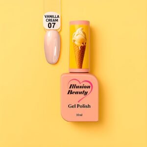 Esmalte semipermanente Vanilla Cream 07 illusion beauty – 10ml