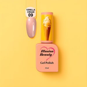 Esmalte semipermanente Vanilla Cream 09 illusion beauty – 10ml