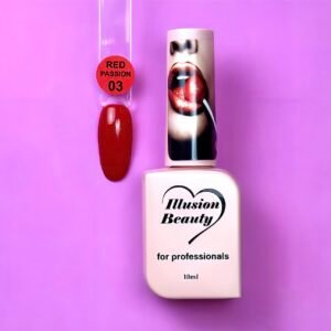 Esmalte semipermanente Red Passion 03 illusion beauty – 10ml