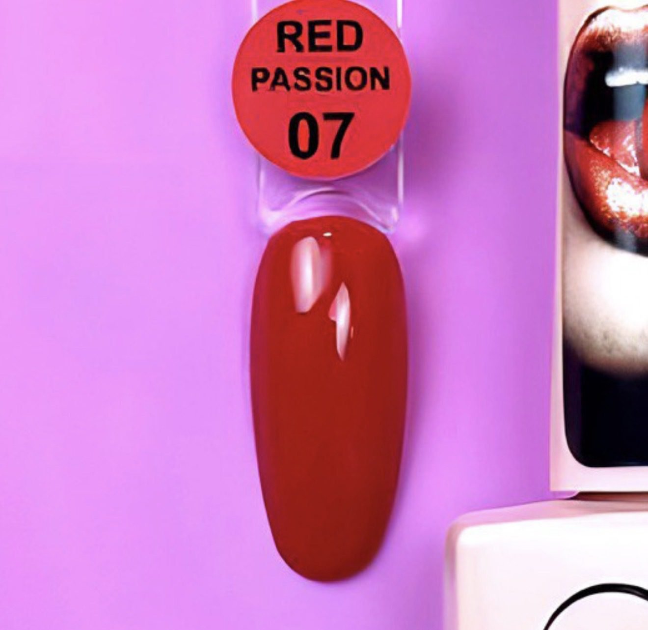 Esmalte semipermanente Red Passion 07 illusion beauty – 10ml - Imagen 2