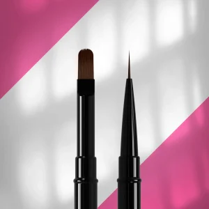 Pincel de doble cara EXPERT pincel liner 10 mm / para gel 11 mm Staleks Pro SKU: NBE-03/06