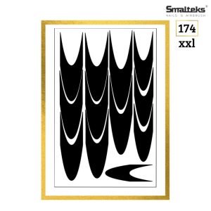Plantilla para aerografía y diseño de uñas Smalteks 174 xxl