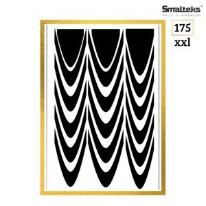 Plantilla para aerografía y diseño de uñas Smalteks 175 xxl