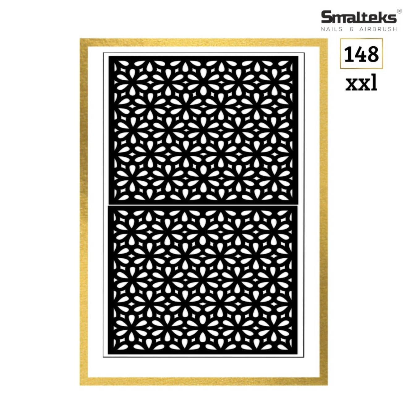 Plantilla para aerografía y diseño de uñas Smalteks 148 xxl