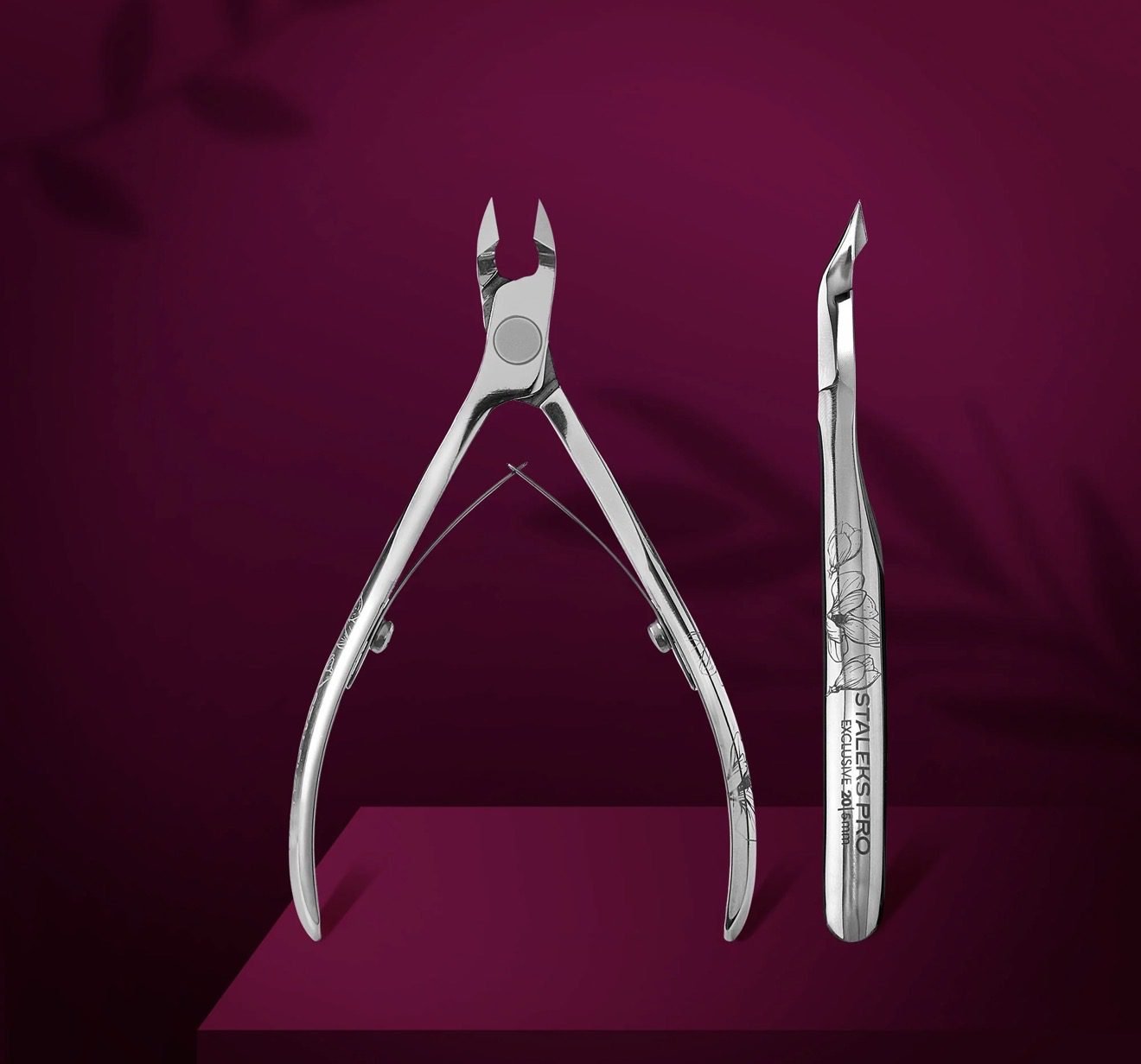 Alicates profesionales para piel EXCLUSIVE 20 (magnolia) Staleks Pro NX-20/5m