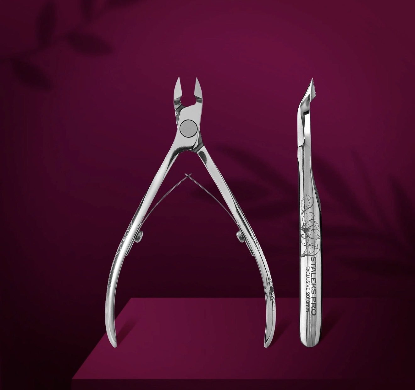 Alicates profesionales para piel EXCLUSIVE 20 (magnolia) Staleks Pro NX-20/8m