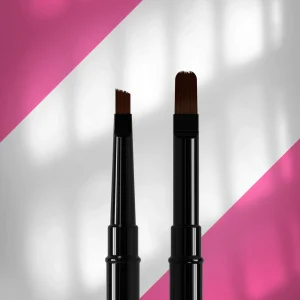 Pincel de doble cara EXPERT para gel 11 mm / para gel biselado 7 mm Staleks Pro SKU: NBE-06/10