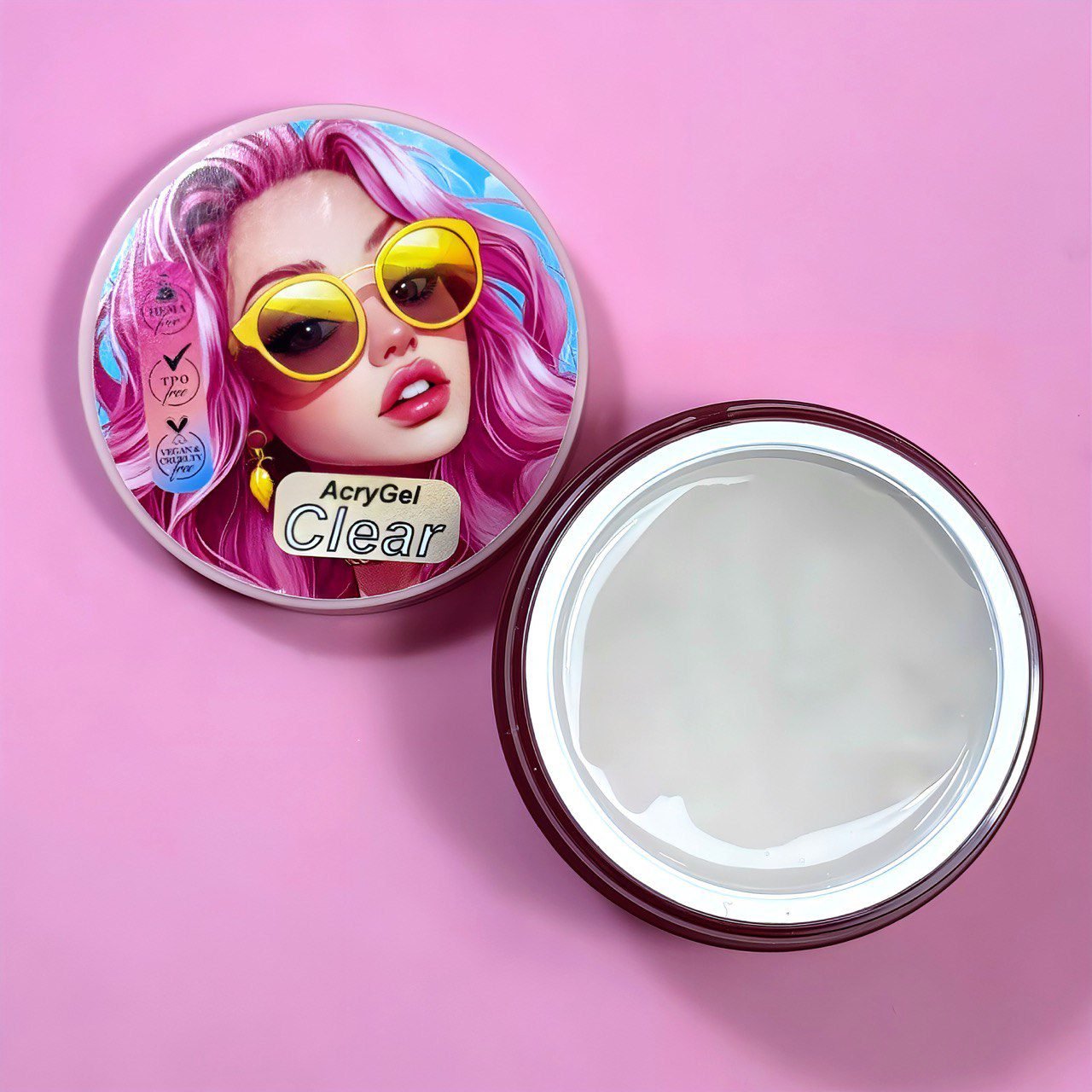 AcryGel Clear Illusion Beauty 30g – Transparente - Imagen 2