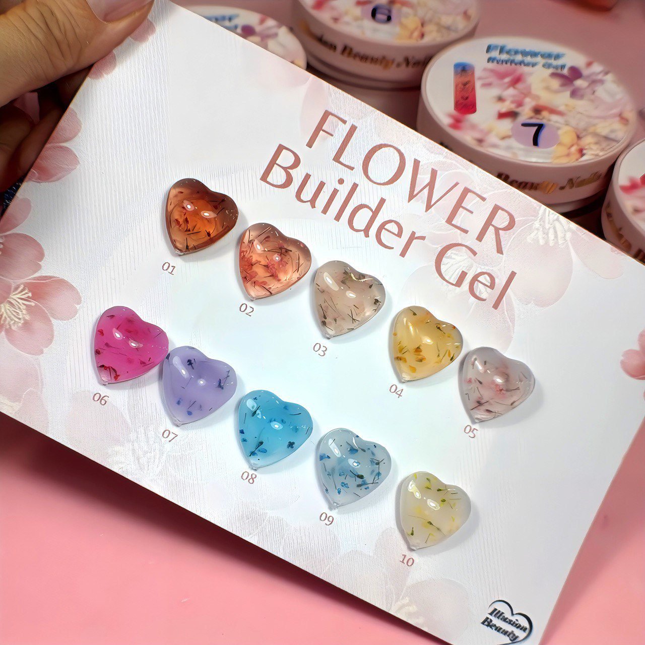 Flower Builder Gel Nº8 – 30gr Illusion Beauty - Imagen 2