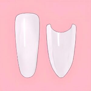 Tips Dual Nails SANDWICH Forms ALMENDRA Illusion Beauty – 240 unidades 15 tamaños