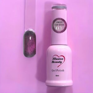 Esmalte Semipermanente Fruit Cat Eyes 01 Mora Silvestre – Illusion Beauty | 8 ml