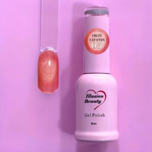 Esmalte Semipermanente Fruit Cat Eyes 03 Nectarina Jugosa – Illusion Beauty | 8 ml