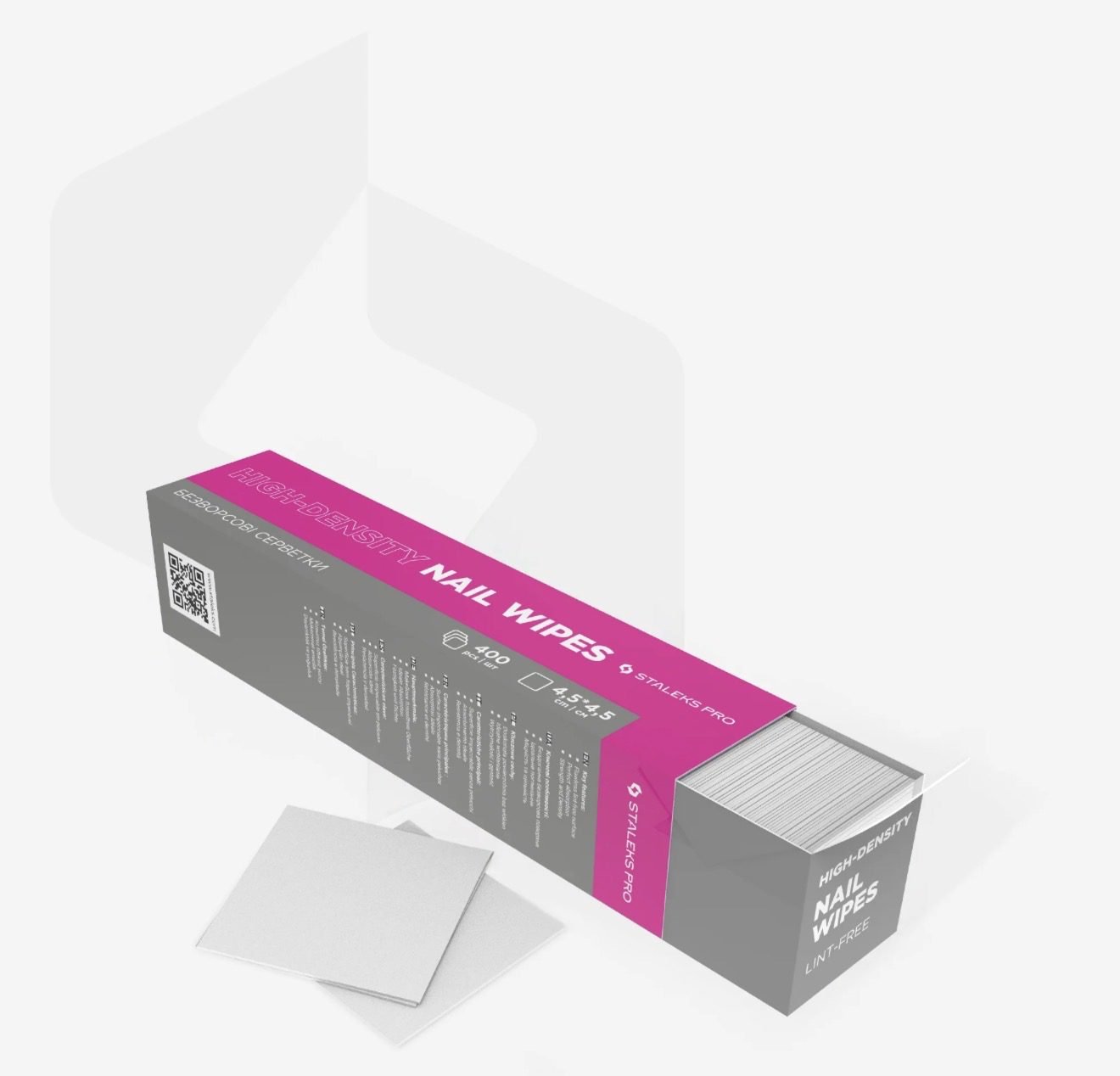 Toallitas densas Sin Pelusa SMART (400 Uds.) Staleks Pro SKU: WS-400/1 - Imagen 2
