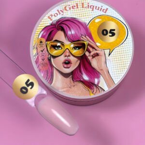 Polygel Liquid 05 Illusion Beauty Nails Pro – 30gr nude suave rosado