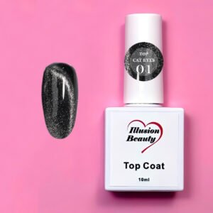 Top CAT EYES 01 – Illusion Beauty – 10ml Finalizador sin capa pegajosa