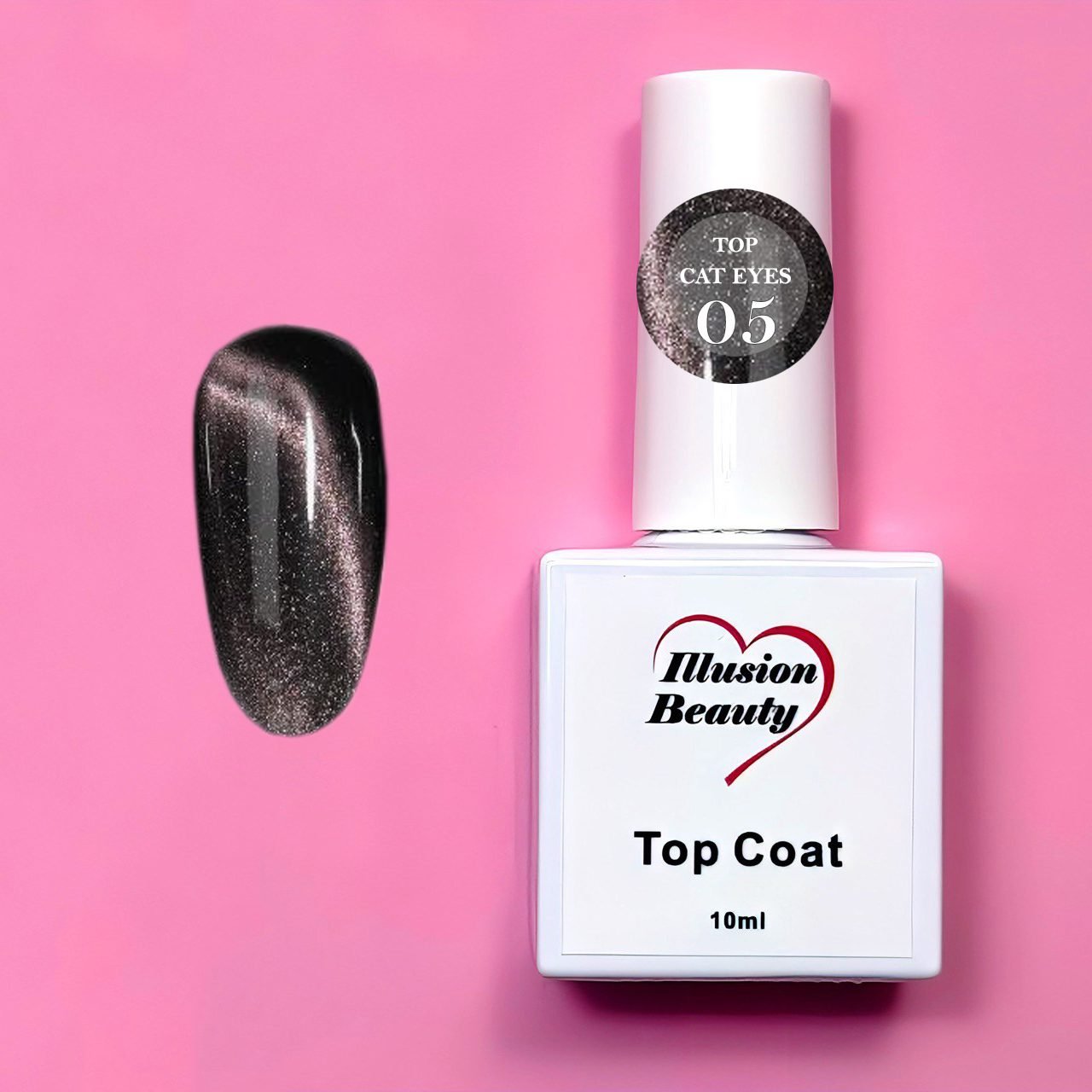 Top CAT EYES 05 – Illusion Beauty – 10ml Finalizador sin capa pegajosa