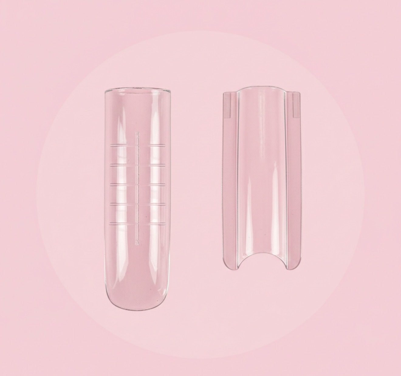 Tips Dual Nails SANDWICH Forms SQUARE Illusion Beauty – 280 unidades - Imagen 2