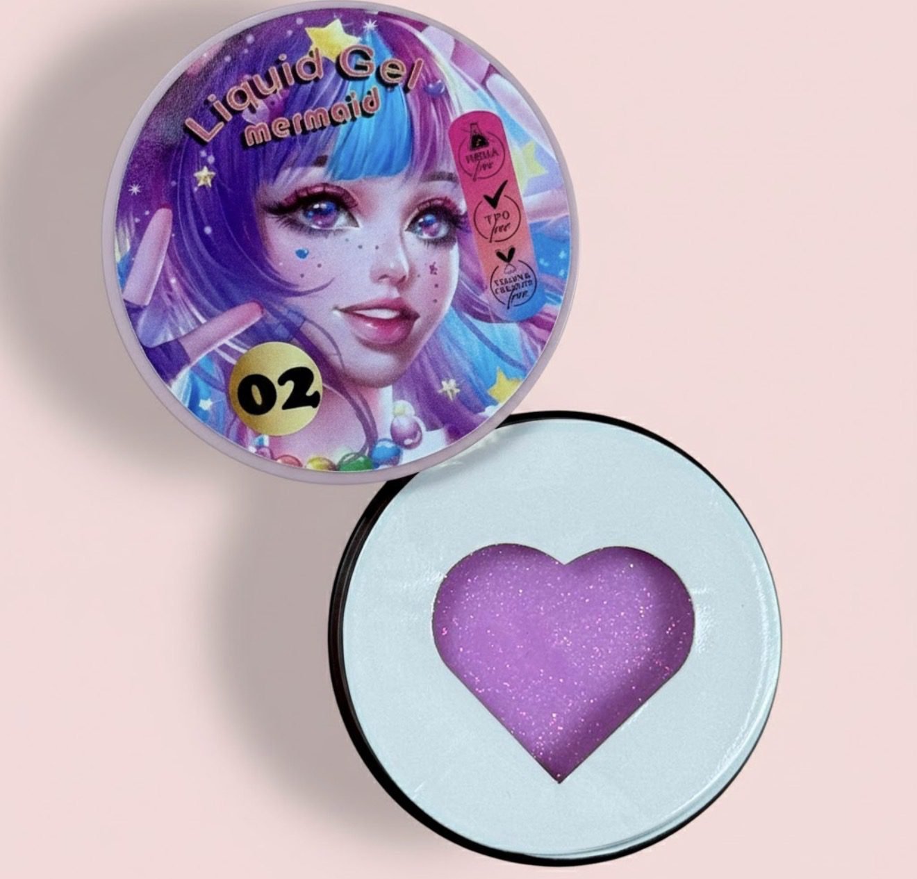 Gel en bote Liquid Gel MERMAID 02 illusion beauty Nails Pro – 30gr - Imagen 2