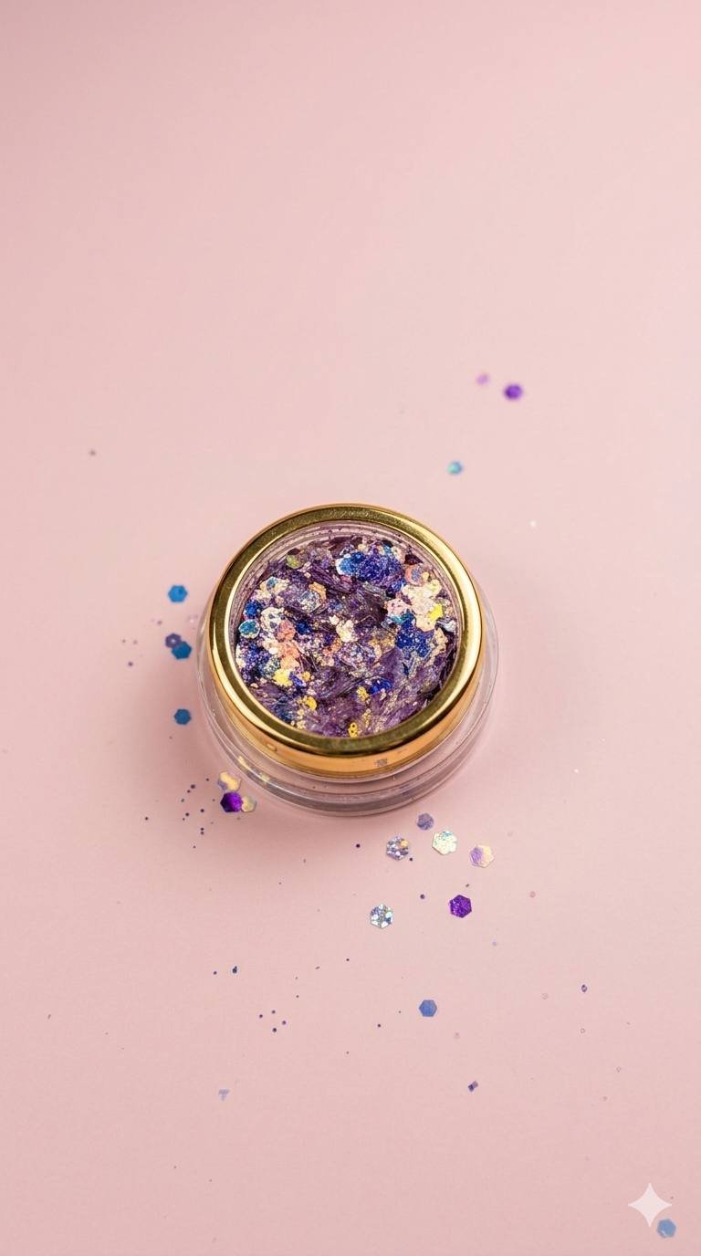 ✨ Glitter decorativo para uñas-Pink