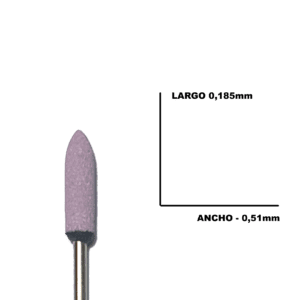 Fresa manicura carburo mineral #18