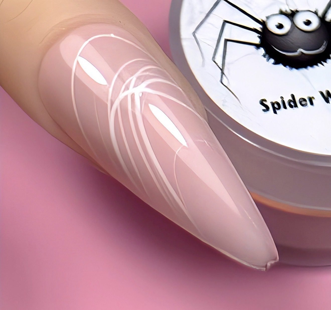 Gel para diseño Spider White illusion beauty Nails – 5gr - Imagen 2