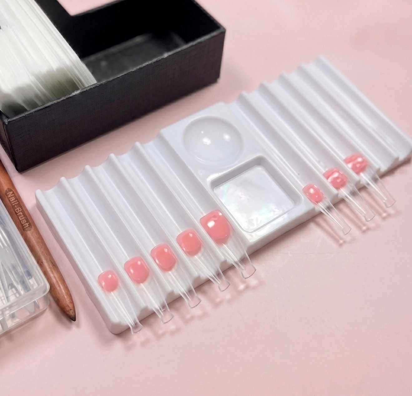 Bandeja Organizadora Blanca para Tips Dual Forms - Imagen 2