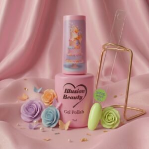 Esmalte Semipermanente Pastel Sweet 04 illusion beauty – Verde Lima Pastel (7ml)