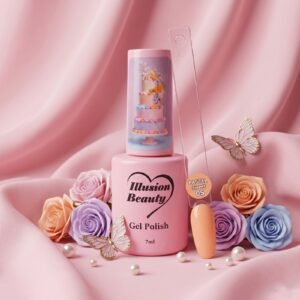 Esmalte Semipermanente Pastel Sweet 05 illusion beauty – Melocotón Pastel (7ml)