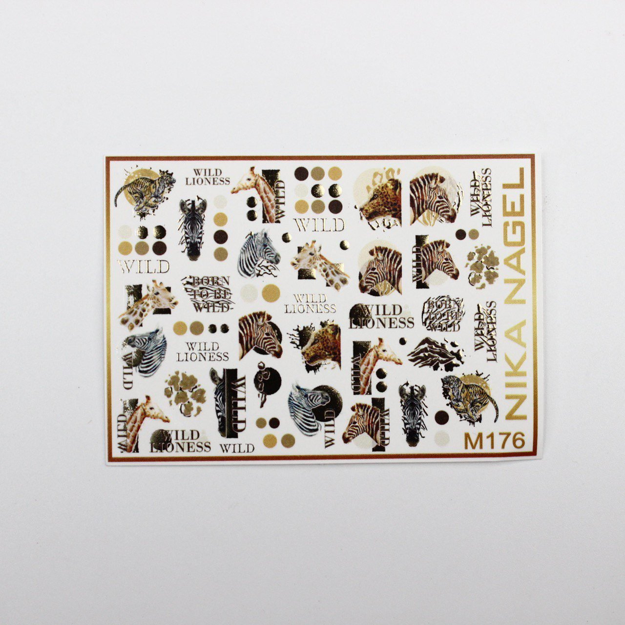 Slider Metálicos M176 Nika Nagel