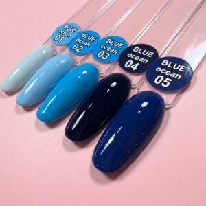 Esmalte semipermanente Blue Ocean 02 Océano Tropical illusion beauty – Azul Celeste (7ml)