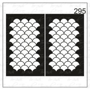 Plantilla para aerografía y diseño de uñas Nº 295
