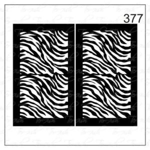 Plantilla para aerografía y diseño de uñas Nº 377