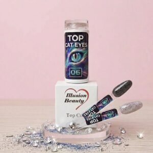Top CAT EYES 06 – Illusion Beauty – 10ml Finalizador Magnético sin capa pegajosa